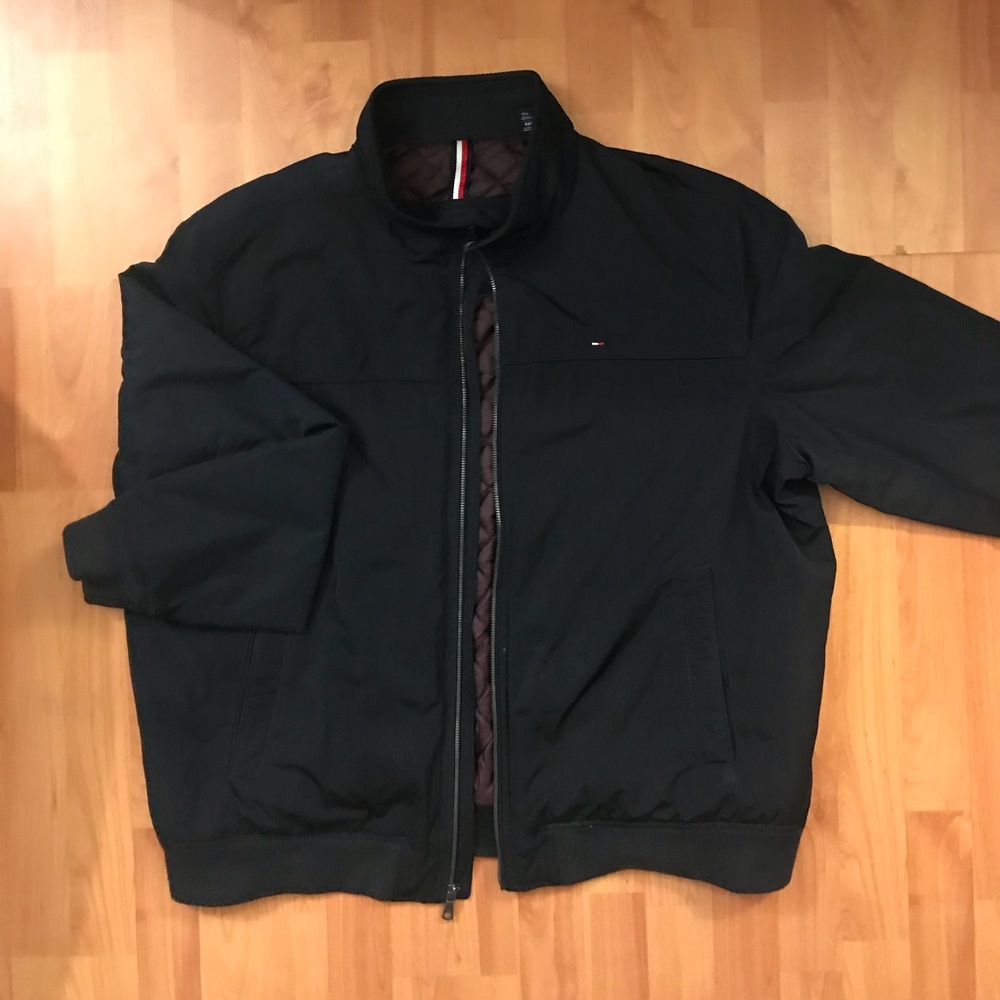 Navy Tommy Hilfiger Bomber Jacket